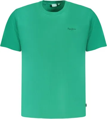 Produktbild von Grünes Herren T-Shirt aus nachhaltiger Baumwolle mit Print-Logo