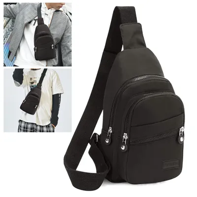 Produktbild von Umhängetasche,Schultertasche,Brusttasche Sling Schulter Rucksack,Crossbody, Umhängetasche,Geeignet für Reisen,Fitnessstudio,Wandern,Büro,Radfahren us