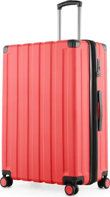 Immagine prodotto di HAUPTSTADTKOFFER - Q-Damm - Valigia grande trolley a guscio duro valigia XXL estensione, valigia espandibile 77cm, 133 litri, corallo