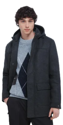 Produktbild von SPRINGFIELD Parka mit Wolleffekt, Grau, XL