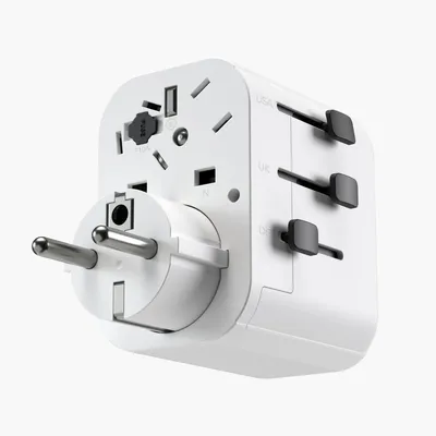 Zdjęcie produktu dla Adapter podróżny Vonmählen Unity One, biały (610-10127)