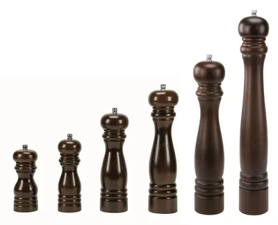 Obrázok produktu pre Mlynček na korenie/soľ 15cm drevený