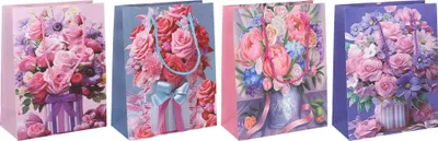 Produktbild von Geschenktüte M 26x32x10 cm Ganzjährig
