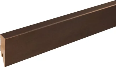 Produktbild von Kosche | Sockelleiste | Topline | MDF | 16 x 58 x 2500 mm | Braun | Fußleiste | Hochwertig | Robust
