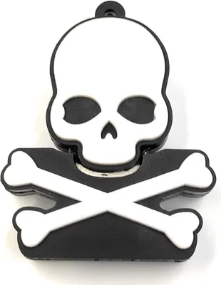 Produktbild von Onlineworld2013 Skull Gift Warnung Zeichen Totenkopf Funny USB Stick 64 GB USB 3.0