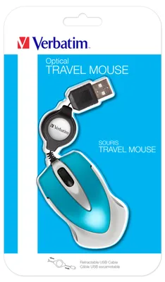Produktbild von Verbatim Mini Travel Optische Maus 49022 Blau