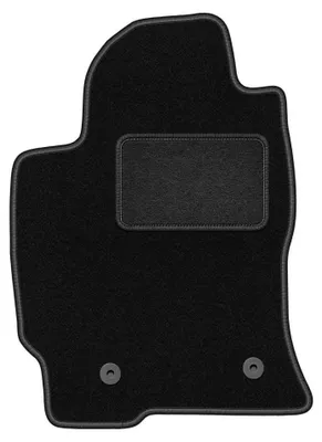 Immagine prodotto di Tappetino guidatore in moquette per Toyota Prius II 2003-2010 (hatchback) – 1 pezzo, nero, su misura – Wielganizator LUX