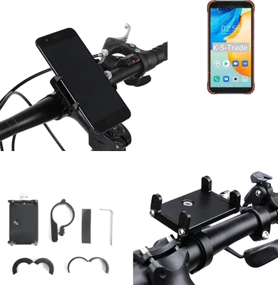 Produktbild von K-S-Trade Handyhalterung für das Fahrrad kompatibel mit Blackview BV4900 Pro Halter Lenkstange Fahrradhalterung Motorrad Bike Mount Befestigung
