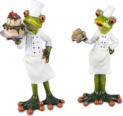 Produktbild von Formano Frosch als Bäcker Konditor Konditorin 2er Set