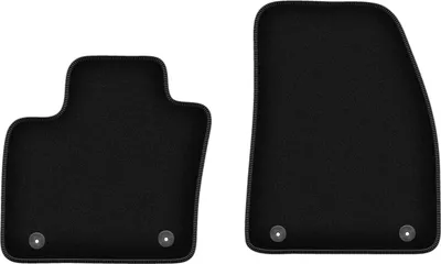 Image de Wielganizator Tapis avant de sol velours sur-mesure pour Volvo XC40 (2017-, crossover) noir, jeu 2 pièces, fixations