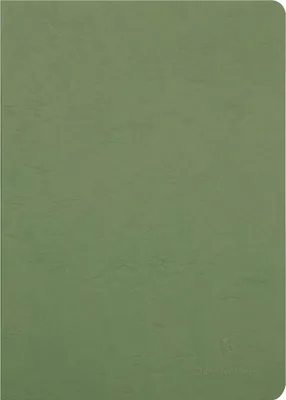Produktbild von Clairefontaine 5x Age Bag Notizbuch A4, 48 Blatt blanko Grün 733003C