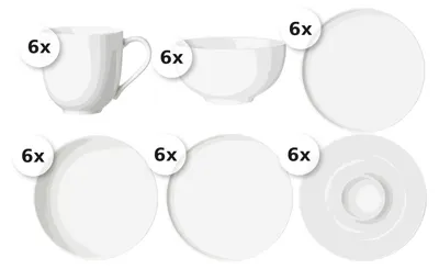 Produktbild von Kombiservice 36 tlg. Skagen