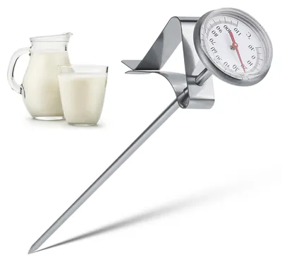 Milchthermometer aus Edelstahl, -10 bis 110 °C, mit Clip