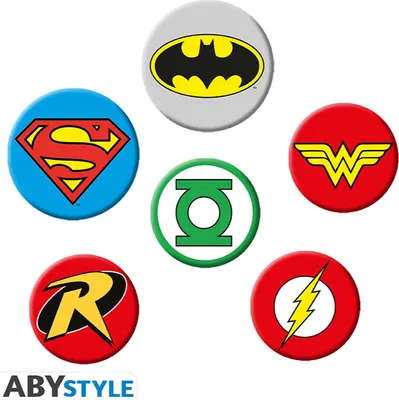 Obrázek produktu pro DC COMICS - Badge Pack - Logos