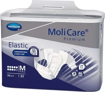 Obrázok produktu pre Hartmann MoliCare® Premium Elastic, 10 kvapiek - veľkosť S-XL - XL | balenie (14 kusov)