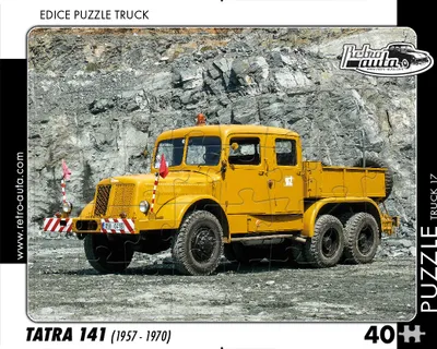 Obrázok produktu pre Puzzle TRUCK 17 - Tatra 141 (1957 - 1970) 40 dielikov