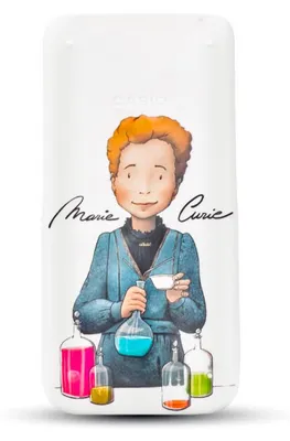 Productafbeelding van Schutshoes voor wetenschappelijke rekenmachine SPX II met Marie Curie illustratie