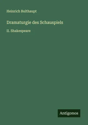 Produktbild von Dramaturgie des Schauspiels