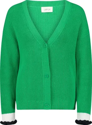 Produktbild von Cartoon Longstrickjacke für Damen in unifarben O24-0063198