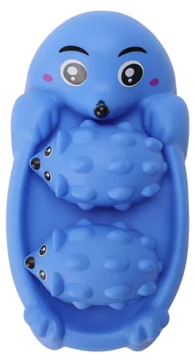 Immagine prodotto di Giocattolo galleggiante per il bagnetto, simpatico animaletto in plastica morbida, giocattolo acquatico per bambini, per la vasca da bagno e la piscina, blu