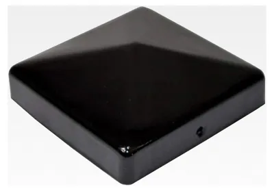 Produktbild von Pyramiden-Pfostenkappe 9X9 cm Schwarz pulverbeschichtet