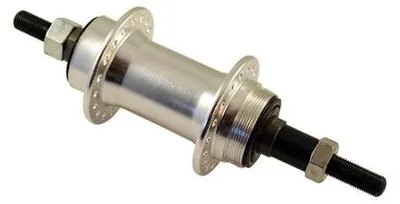 Produktbild von Nabe Hinterrad Schraubkranzaufnahme / Vollachse silber 36 Loch
