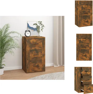 Zdjęcie produktu dla vidaXL Kredens dąb wędzony 40x33x70 cm materiał drewnopochodny - Kredensy