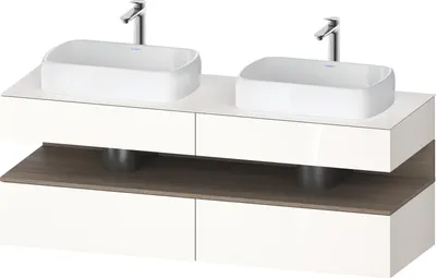 Produktbild von DURAVIT QA4779035220000 QAT KWTU WH Ek. 1600x550x600 Wß Hgl.
