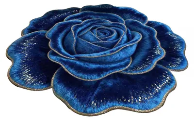 Produktbild von 3D-Blumenteppich, saugfähig, schnelltrocknend, unregelmäßiges Plüschmuster, waschbar, rutschfest, für Wohnzimmer, Schlafzimmer, Badezimmer, Küche – Dekorationsteppich