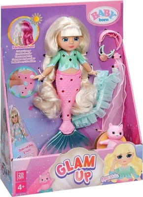 Produktbild von BABY born Glam Up Sparkle, Babypuppe, Weiblich, 4 Jahr(e), Junge/Mädchen, 430 mm, Mehrfarbig