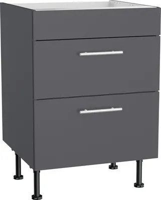 Produktbild von Optifit Kochfeldumbauschrank Ingvar420 BxTxH 60 x 58,4 x 87 cm anthrazit matt zerlegt KFIN UC636-8E+