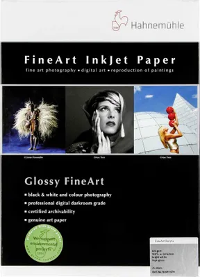 Produktbild von Hahnemühle FineArt Baryta    A 3 325 g, 25 Blatt, highgloss