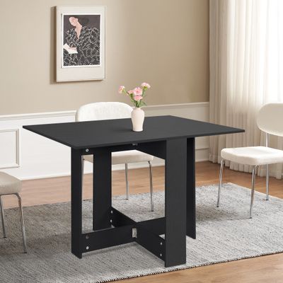 Klapptisch - Klapptisch  Esstisch Beistelltisch Schreibtisch Ablagefläche Tisch | 103x76x73.4cm Schwarz