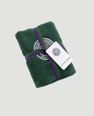 Produktbild von Christy Wimbledon The Championships offizielles Gästehandtuch Green 40 x 70 cm, 100% ägyptische Baumwolle