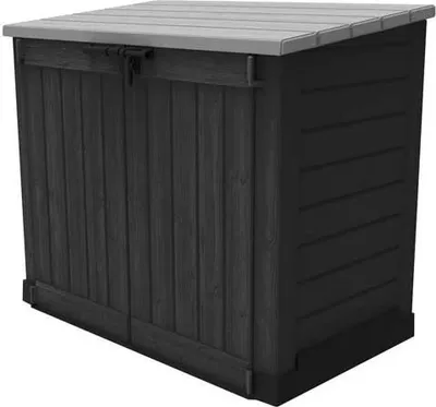 Zdjęcie produktu dla Skrzynia na narzędzia ogrodowe Keter Store-it-out Max z amortyzatorami gazowymi 145,5 x 82 x 125 cm antracyt/szary