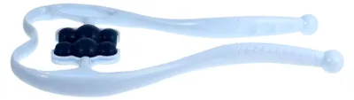 Produktbild von Manuelles Nackenmassagegerät mit 6 Rollen und ergonomischem Griff für Triggerpunktmassage