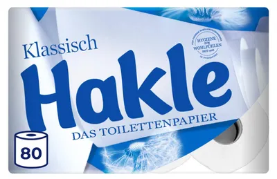 Productafbeelding van Hakle Klassisch, 80 rollen toiletpapier, 3-laags