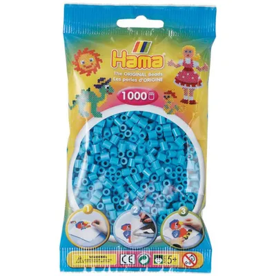 Image de HAMA Perles bleu azur 1.000pcs