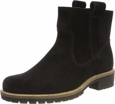 Produktbild von ECCO Damen ELAINE schwarz Leder Wildleder Schlupfstiefel 37