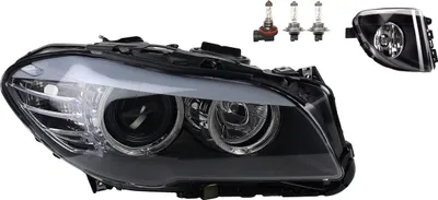 Obrázok produktu pre Johns, halogénové svetlomety vhodné pre BMW 5 F10 F11 03/10-06/13 H7 H7 R + hmlovka+svetlo. 63117203240 7203240 63177216886 7216886
