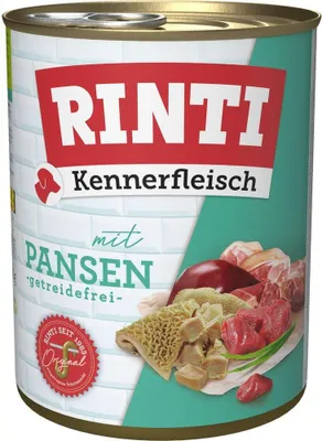 Produktbild von Rinti - Pur Kennerfleisch 12x800g | Pansen