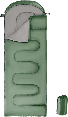 Produktbild von Schlafsack mit Kapuze 3 Jahreszeiten wasserdicht leicht Camping Outdoor