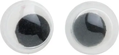 Produktbild von Wackelaugen rund zum Ankleben Ø 6 mm 10 Stück