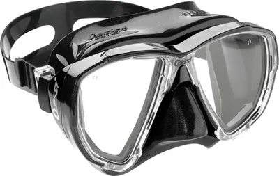 Produktbild von Cressi Big Eyes Tauchmaske Durchsichtig,Schwarz  Herren,Damen Durchsichtig,Schwarz One Size