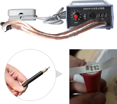 Obrázek produktu pro Bodový svářeč, přenosný, nastavitelný proud, zástrčka EU