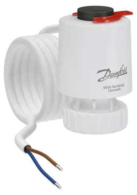 Produktbild von Danfoss Thermischer Stellantrieb, 230V, stromlos geschlossen, M30x1,5, 1.200mm Kabel, IP54, 1 Stk.