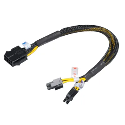 Produktbild von Akasa PSU extension cable splits 4+4, 0,3 m