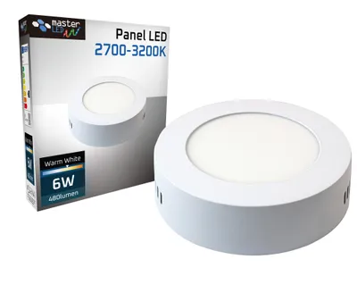 Produktbild von MasterLED LED Deckenleuchte Proma 6 W rund Aufputz weiß warmweiß