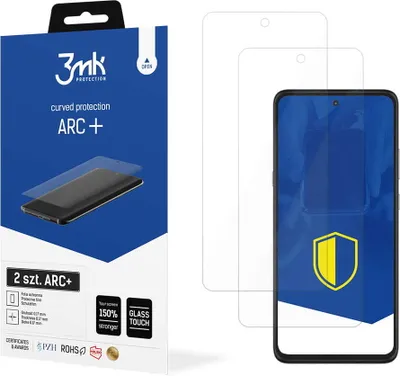 Produktbild von 3mk Display Schutzfolie ARC+ für Motorola Moto G 5G  0,17mm Self-Heal (2 Stück)