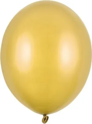 Produktbild von Strong Balloons 12cm, Metallic Gold (1 Packung / 100 Stück)
